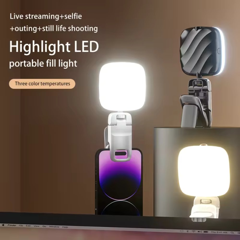 Pocket Fill Light — Clip-On LED for Your Phone