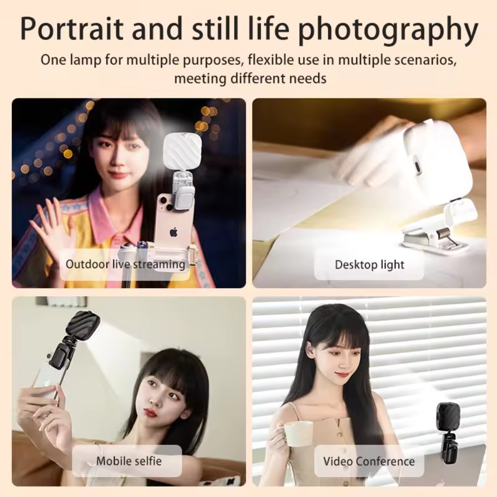 Pocket Fill Light — Clip-On LED for Your Phone