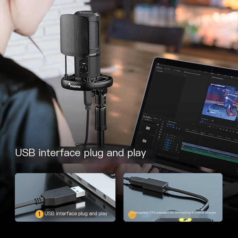 Desk Mic Pro — USB Condenser Microphone