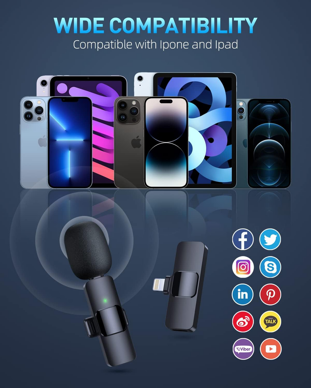 ClearVoice Wireless Lavalier Mic — Studio Audio for Creators