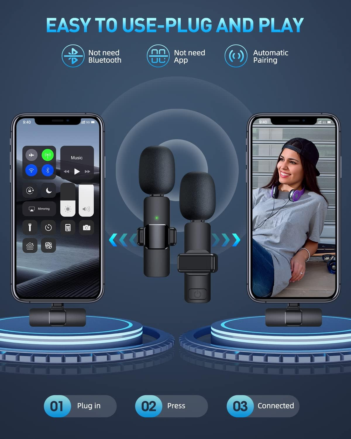 ClearVoice Wireless Lavalier Mic — Studio Audio for Creators